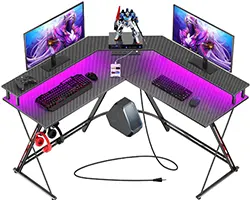 Seven Warrior L-Shaped Gaming Desk